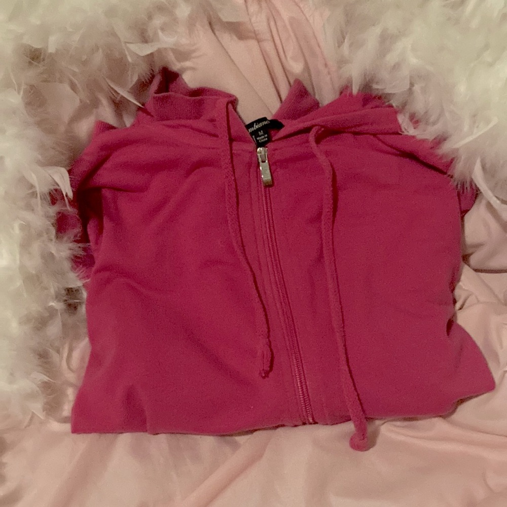 Vintage Y2k  2000s hot pink sweater